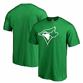 Men's Toronto Blue Jays Fanatics Branded Green Big & Tall St. Patrick's Day White Logo T-Shirt,baseball caps,new era cap wholesale,wholesale hats
